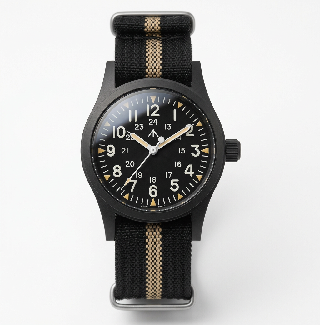 Black Dial White